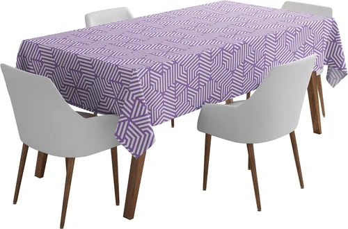 Vista 14 de Mantel cuadrado para interiores y exteriores de 58 x 58 pulgadas, mantel cuadrado impermeable para mesa de patio, manteles de primavera/verano