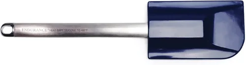Vista 16 de RSVP International Endurance Kitchen Tool Collection - Espátula de silicona, mango de acero inoxidable, 9.5 x 1.4 pulgadas, color azul