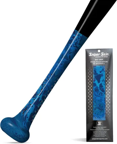 Vista 17 de SNIPER SKIN Baseball & Softball Bat Grip - Replacement Bat Grip Wrap - Easy to Install, Strong, Waterproof, Tacked for Performance