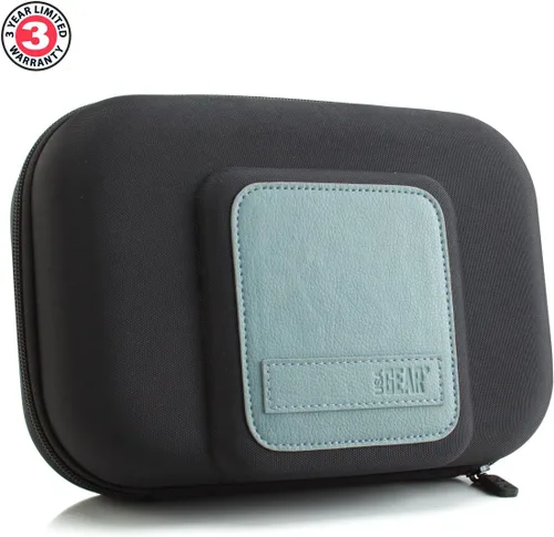 Vista 2 de USA Gear Funda de transporte compatible con Nintendo SNES Classic Edition, Mini Super Nintendo Console Bolsa de viaje con interior personalizable