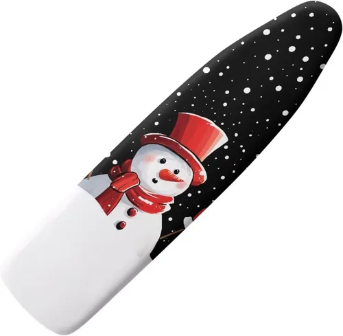 Vista 37 de Funda para tabla de planchar con estampado de rosas vintage con gancho y bucle, sujetadores ajustables, fundas protectoras para tabla de planchar