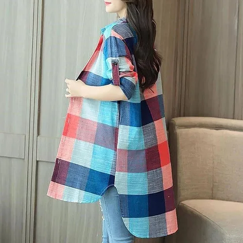 Vista 40 de Long Sleeve Shirts for Women Spring Summer Dressy Casual Button Down Plus Size Tops Office Work Blouses