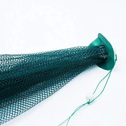 Vista 4 de Cebo de pesca Trampa plegable para red de cangrejo Jaula de inmersión fundido Pescado Minnow cangrejo camarón