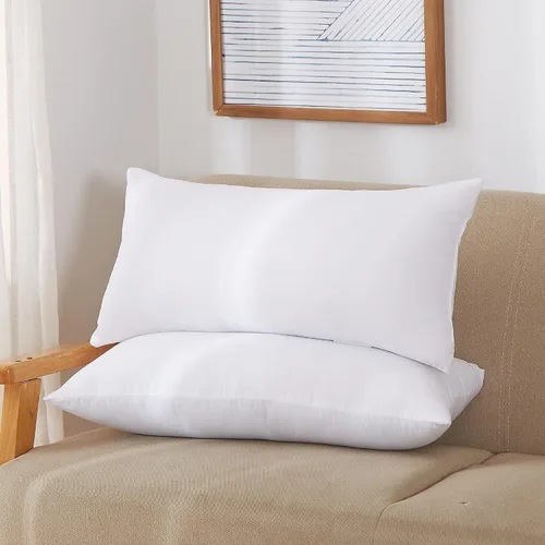 Vista 7 de Acanva - Relleno de almohada, insertos de relleno premium decorativos rectangulares, fundas de cojín de alta calidad para sofá, silla, silla