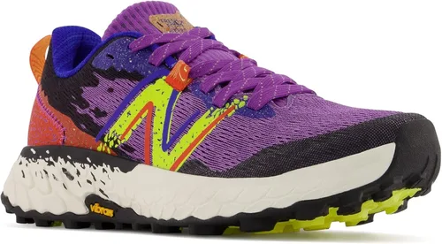 Vista 4 de New Balance Mujer Fresh Foam X Hierro v7, Talla 9 Ancho D Color Mystic PurplePoppyLemonade, Púrpura místicoAmapolaLimonada