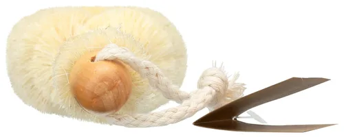Vista 7 de Baudelaire Cepillo de baño de sisal para ducha, 9 pulgadas, cepillo tradicional de esponja de lufa de estilo japonés para una excelente exfoliación