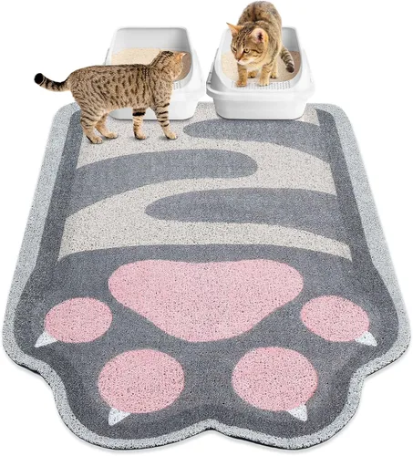Vista 8 de Unicorn Catcher Alfombrilla de arena para gatos, alfombrilla grande antideslizante para arena para gatos, tapete suave para arena para gatos, tapete