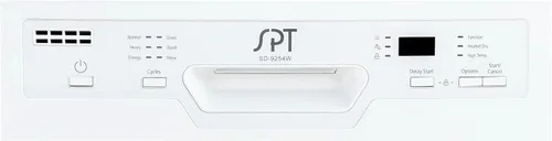 Vista 9 de SPT SD-9254W Energy Star 18″ Lavavajillas empotradas con secado con calefacción - Blanco