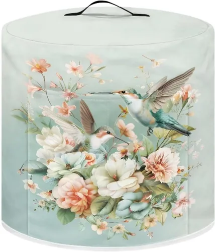 Vista 12 de DISNIMO Angry - Funda para freidora de aire para arrocera, protección contra el polvo, cubierta aislada para electrodomésticos de cocina con asa