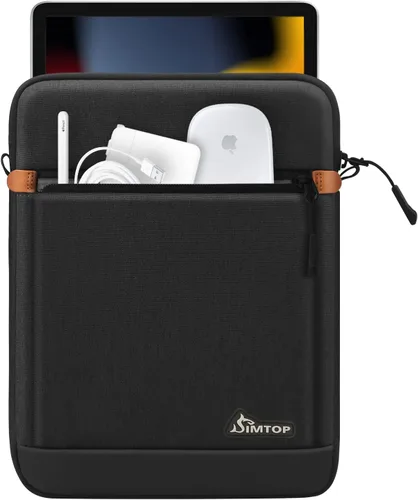 Vista 3 de Funda para tablet de 12.9 a 13 pulgadas, compatible con iPad Pro de 13 pulgadas/12.9 pulgadas, Galaxy Tab S9 FE+ 12.4 / S9 FE 10.9, cremalleras YKK