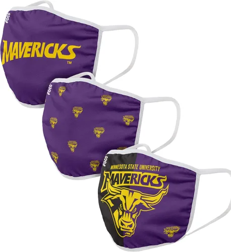 Vista 58 de FOCO - Cubrebocas universitario de la NCAA para adultos (unisex, 3 unidades)