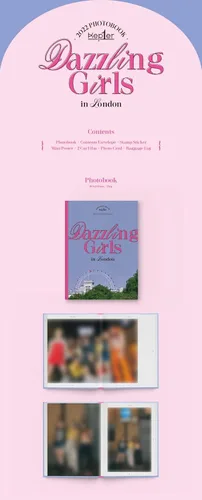 Vista 2 de KQ Entertainment Kep1er 2022 PHOTOBOOK Chicas deslumbrantes en Londres