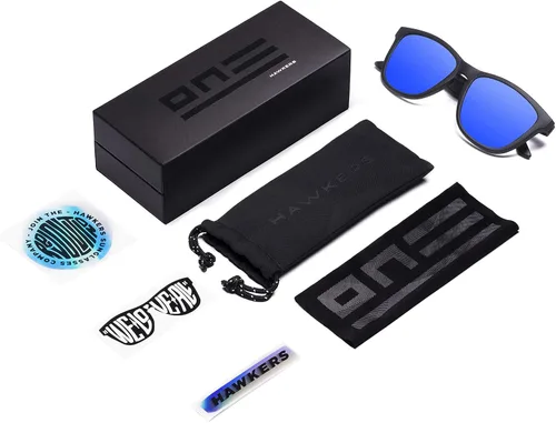 Vista 155 de Hawkers One Sunglasses for Men and Women - 100% UV400 Protection - Lightweight and Square Sunglasses