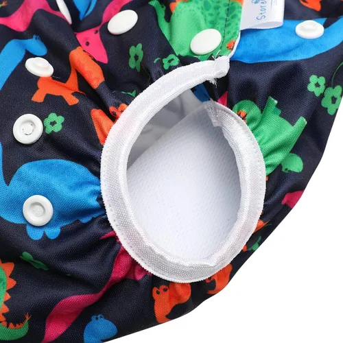 Vista 5 de storeofbaby Fundas reutilizables para pañales de natación impermeables para bebés de 8 a 36 libras, paquete de 2