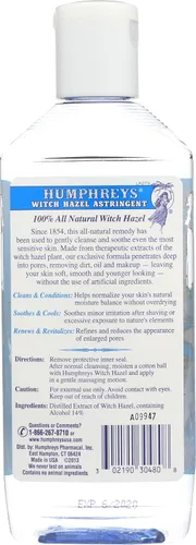 Vista 3 de Humphreys Hamamelis astringente 8 onzas