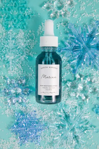 Vista 7 de Earth Harbor Ampolla iluminadora MARINA Biome - Ilumina y equilibra Blue Tansy + Spirulina + Squalane 1 fl oz