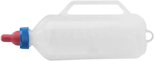 Vista 2 de Alimentador de botellas de cordero Botella de cordero huérfano 28 × 11 × 8 1 l Botella de leche de cordero Bebé Cabra Alimentador de leche