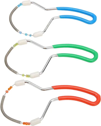 Vista 9 de Dioche Kit de eliminación de vello facial de primavera de 3 piezas, depiladora de doble resorte para mujeres, herramienta portátil de depilación