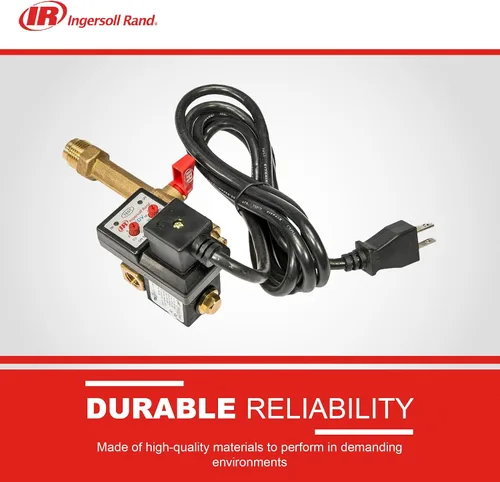 Vista 4 de Ingersoll Rand Edv200 1/4npt 110/120v Válvula de Drenaje Electrónica