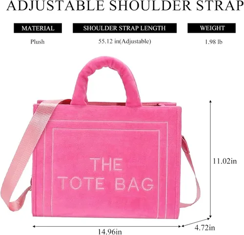 Vista 3 de JQAliMOVV The Tote Bags para mujer, bolsos de cuero de moda, bolso cruzado grande con asa superior para viajes y trabajo