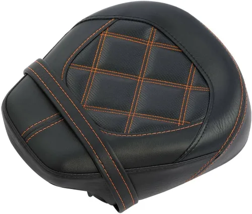 Vista 23 de TCT-MOTORPARTS Driver Rider - Almohadilla de respaldo para Harley Touring 2009-2023 Road King Street Road Electra Glide Ultra Black Stitching