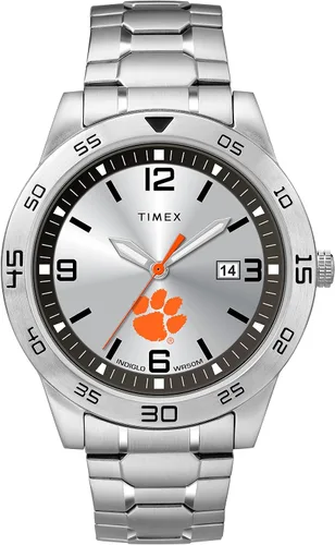 Vista 41 de Timex Tribute Reloj de cuarzo para hombre Citation de 42 mm con correa de acero inoxidable