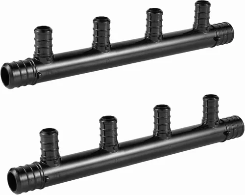 Vista 11 de EFIELD Colector de crimpado Poly Pex cerrado de 2 salidas: tronco de 3/4, puertos de 1/2 "(2 salidas), ASTM F2159, (PPSU1807160)