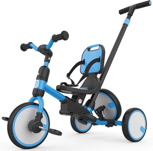 Vista 11 de besrey Triciclo para niños pequeños con rueda de repuesto, bicicleta para niños de 1 a 3 años, triciclo 5 en 1 para niños con asa de empuje
