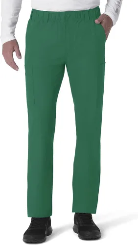 Vista 12 de Carhartt Ropa quirúrgica para hombre, Force Essentials, pantalones cargo de pierna recta, con 9 bolsillos Negro