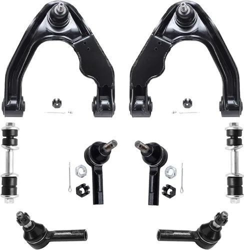Vista 9 de Detroit Axle - Kit de suspensión frontal de 8 piezas para Chevy Silverado