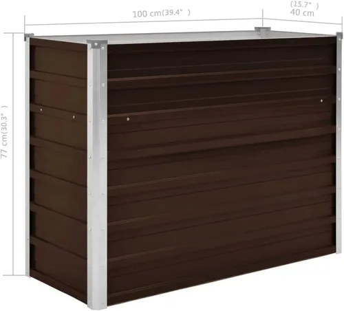 Vista 7 de Garden Raised Bed,Garden Bed,Raised Garden Beds Outdoor,Above Ground Garden Bed,Herb Garden Planter Outdoor,for in Balcony,Patio or Yard,Brown
