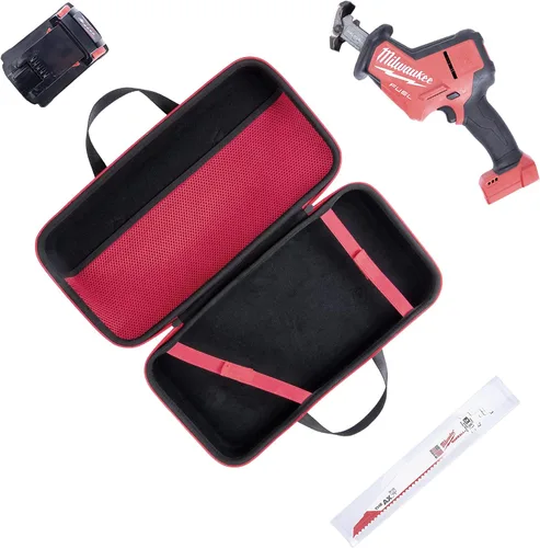 Vista 6 de khanka Funda de repuesto rígida para sierra recíproca inalámbrica Milwaukee M18 FUEL Hackzall 2719-20, solo funda