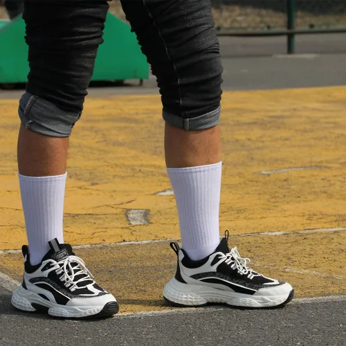 Vista 7 de BERING Calcetines deportivos acolchados de rendimiento para hombre (paquete de 6)