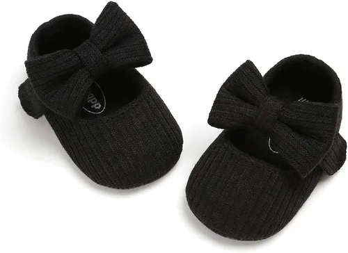 Vista 5 de Ohwawadi - Calcetines de forro polar para bebé o niña, suaves y calientes, botas o zapatos para bebés recién nacidos, con estilos de dibujos