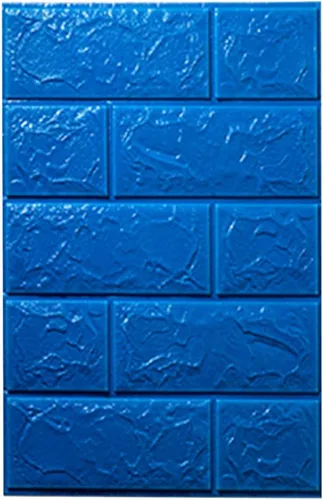 Vista 16 de Pegatinas 3D de pared de ladrillo autoadhesivas de espuma de 30.31 x 13.78 pulgadas, paneles de pared de ladrillo para sala de estar, TV de fondo