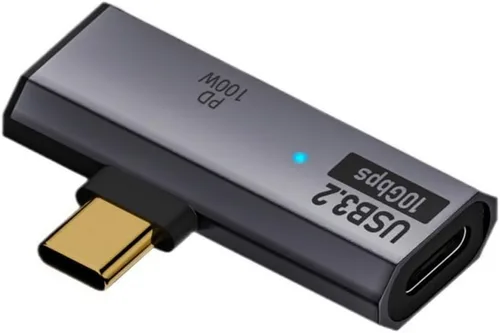Vista 10 de CY Adaptador 10Gbps USB-C Tipo-C a USB 3.0 hembra OTG y DC 5V convertidor de potencia para tableta teléfono