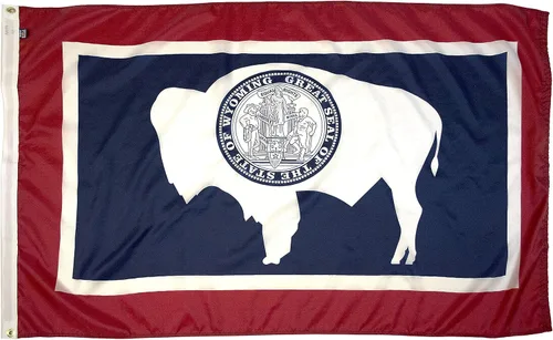 Vista 8 de FlagSource Bandera del estado de Alabama, material de nailon 200D con certificación FMAA, resistente, fabricada en Estados Unidos, resistente a