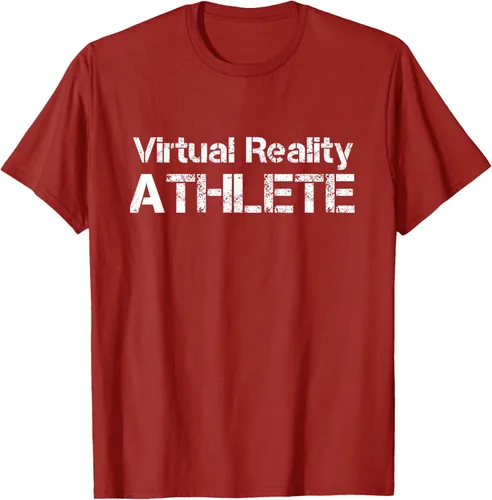 Vista 43 de Virtual Reality ATHLETE for VR Gamers Camiseta, Negro, S