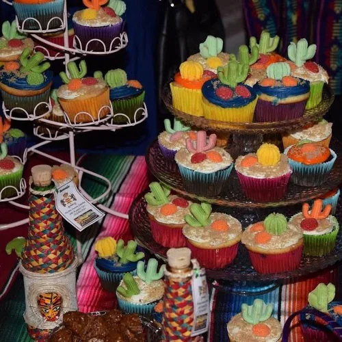 Vista 7 de Juego de 2 moldes de silicona para cactus, moldes para cactus MoldFun para fondant, pasta de goma, chocolate, dulces, velas