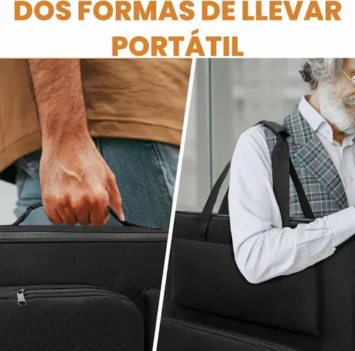 Vista 6 de Bolsa de panel solar compatible con 2 paneles Jackery SolarSaga 100W 100X
