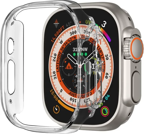 Vista 10 de Recoppa - Funda compatible con Apple Watch de 1 39⁄64 pulgadas (41 mm) Series 7 8 9, funda protectora de policarbonato duro ultradelgada a prueba