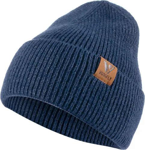 Vista 8 de Vgogfly Gorro holgado para mujer, gorro de punto de invierno, suave y cálido, gorro de esquí unisex Beige