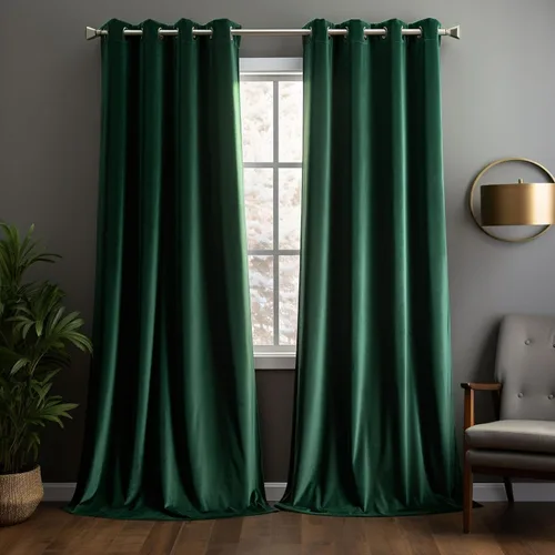 Vista 13 de Juego de 2 paneles de cortinas de terciopelo negro, cortinas súper suaves con ojales para decoración de sala de estar y dormitorio, reducción