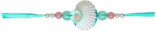 Vista 2 de Bhaiya Bhabhi Rakhi - Juego de 2 Rakhi para hermano y Bhabhi Rakhi Lumba set pareja pareja diseñador hilo Rakhi para Raksha Bandhan regalo pulsera