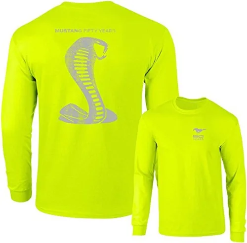 Vista 8 de Mustang 50 Years Ford 50 Gray Snake Camiseta de manga larga F & B