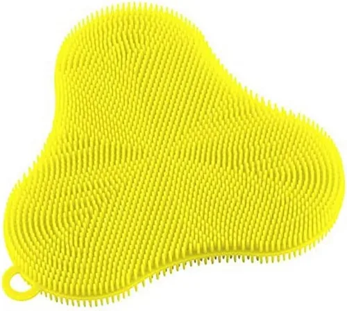 Vista 2 de Kuhn Rikon 20441 Stay Clean Silicone Clover Scrubber talla única rojo