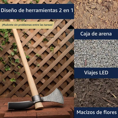Vista 6 de Kings County Tools Cutter Mattock Herramienta de excavación con cuchillas