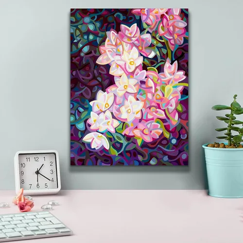 Vista 4 de Epic Graffiti 'Cascade' de Mandy Budan, arte de pared en lienzo, 12 x 16 pulgadas