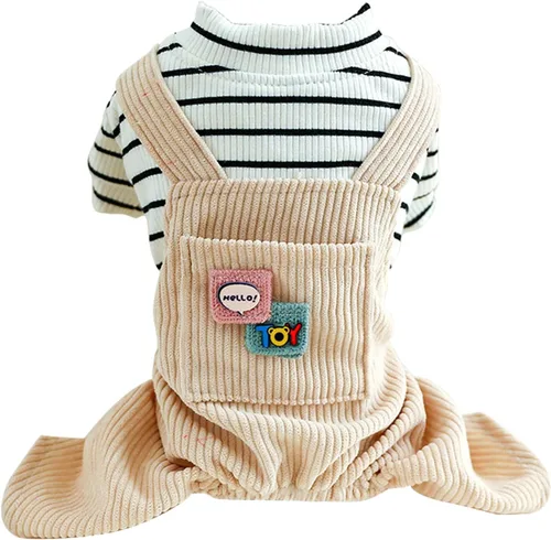 Vista 14 de Ropa para perros de verano con lazo, camisas elegantes para mascotas para perros pequeños, niños y niñas, cachorros, overol clásico, traje clásico