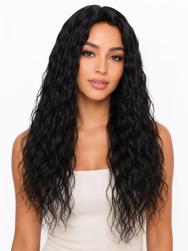 Vista 33 de Peluca de cabello humano rizado profundo de 12 pulgadas para NATURAL-RIZADO